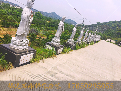 寺庙石头观音