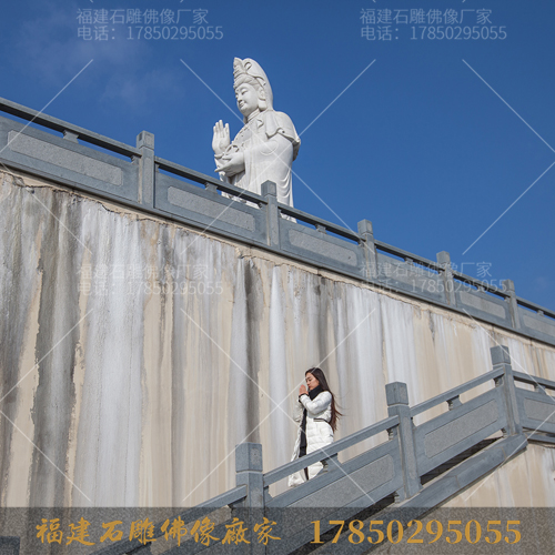 石雕观音图片