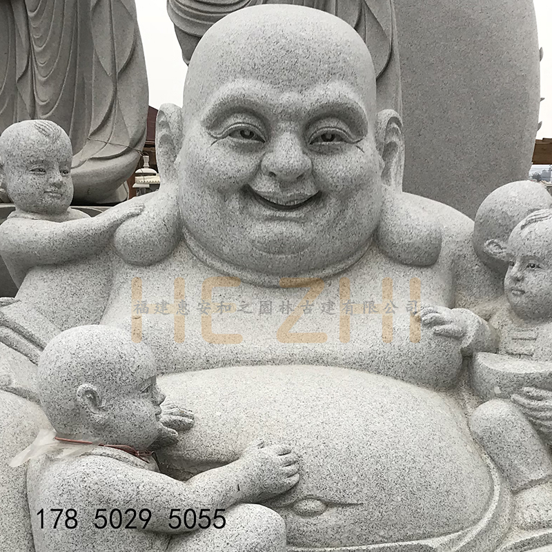 石雕弥勒佛图片