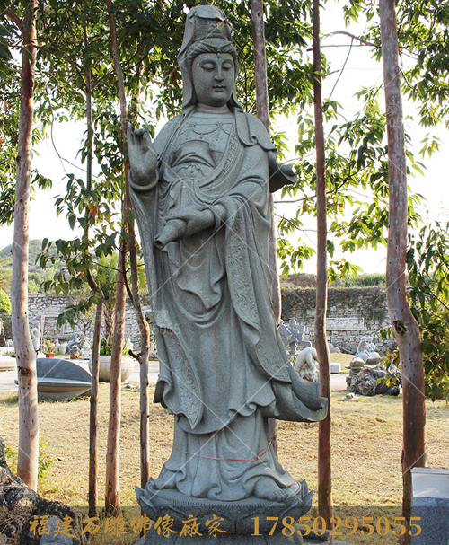 石雕观音佛像