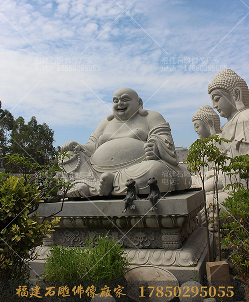 石材雕刻弥勒佛