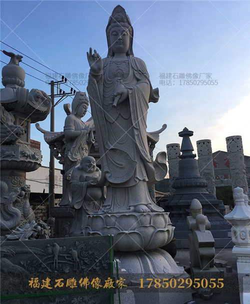 石雕观音菩萨