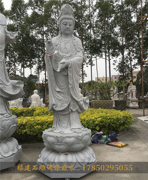 观音石雕佛像