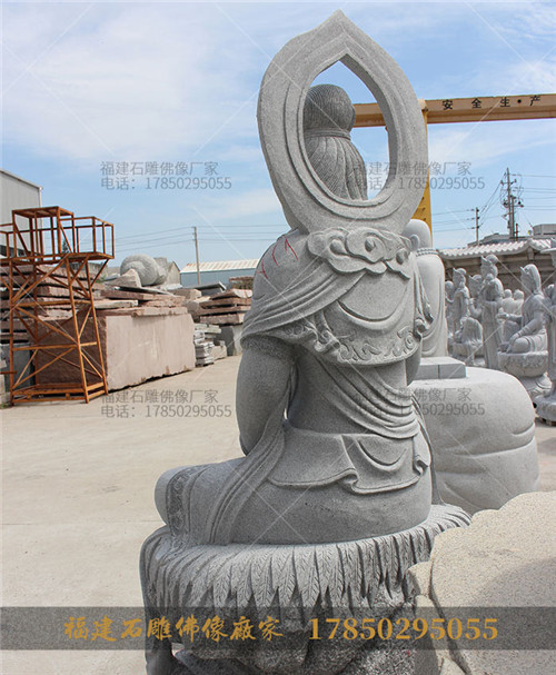 一叶观音石雕像,石雕观音图片,石雕观音批发