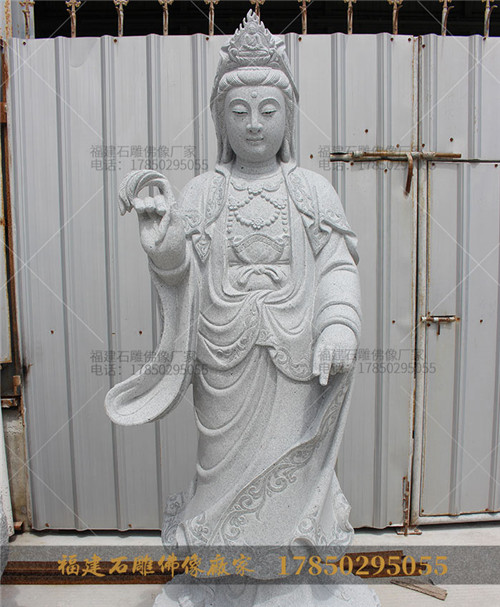 阿耨观音石雕,延命观音雕塑