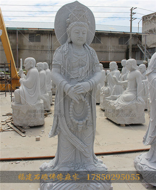 圆光观音像,石雕观音佛像厂家