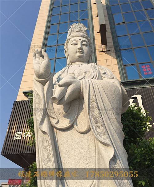 石雕滴水观音图片