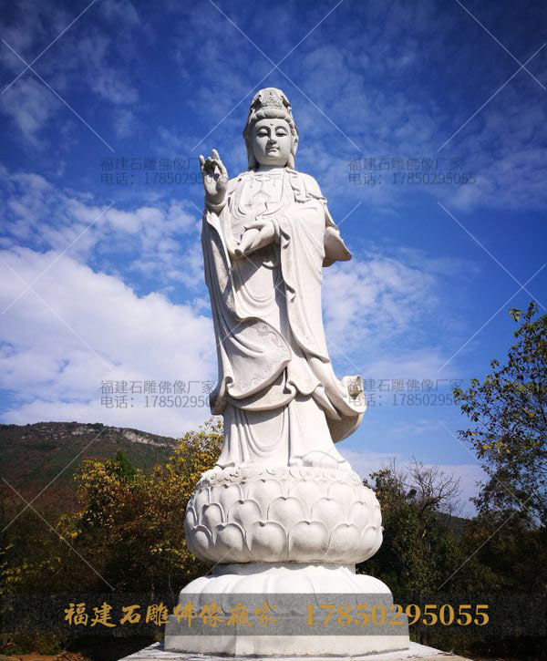 石雕滴水观音图片