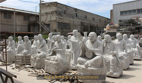 清代惠安石雕刻罗汉像