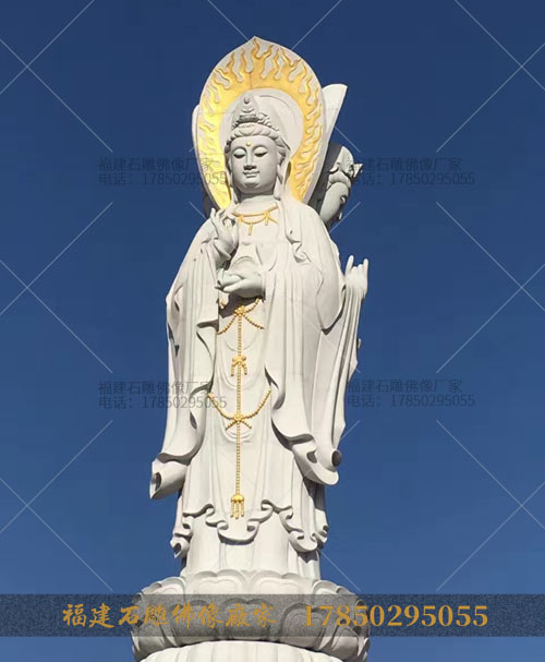 四面观音佛像石雕