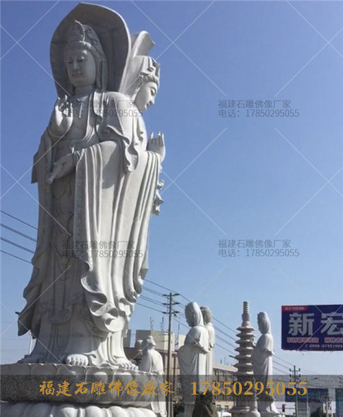 优质石雕观音雕塑